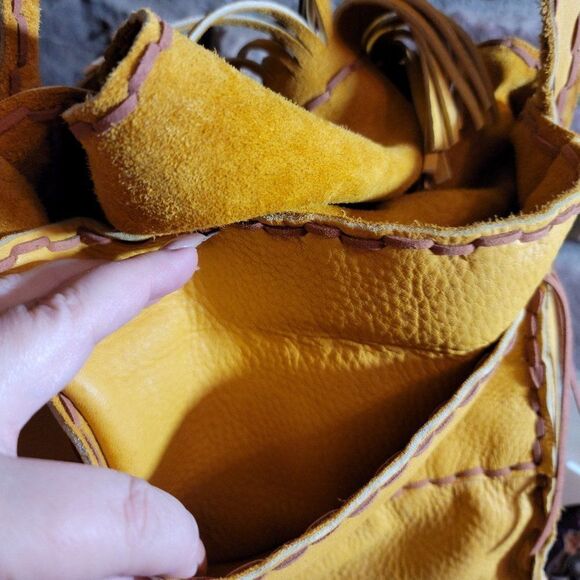 🔷️Genuine Elk Hide Crossbody Bag with Horse by Native Americans BNA5 - Picture 7 of 11